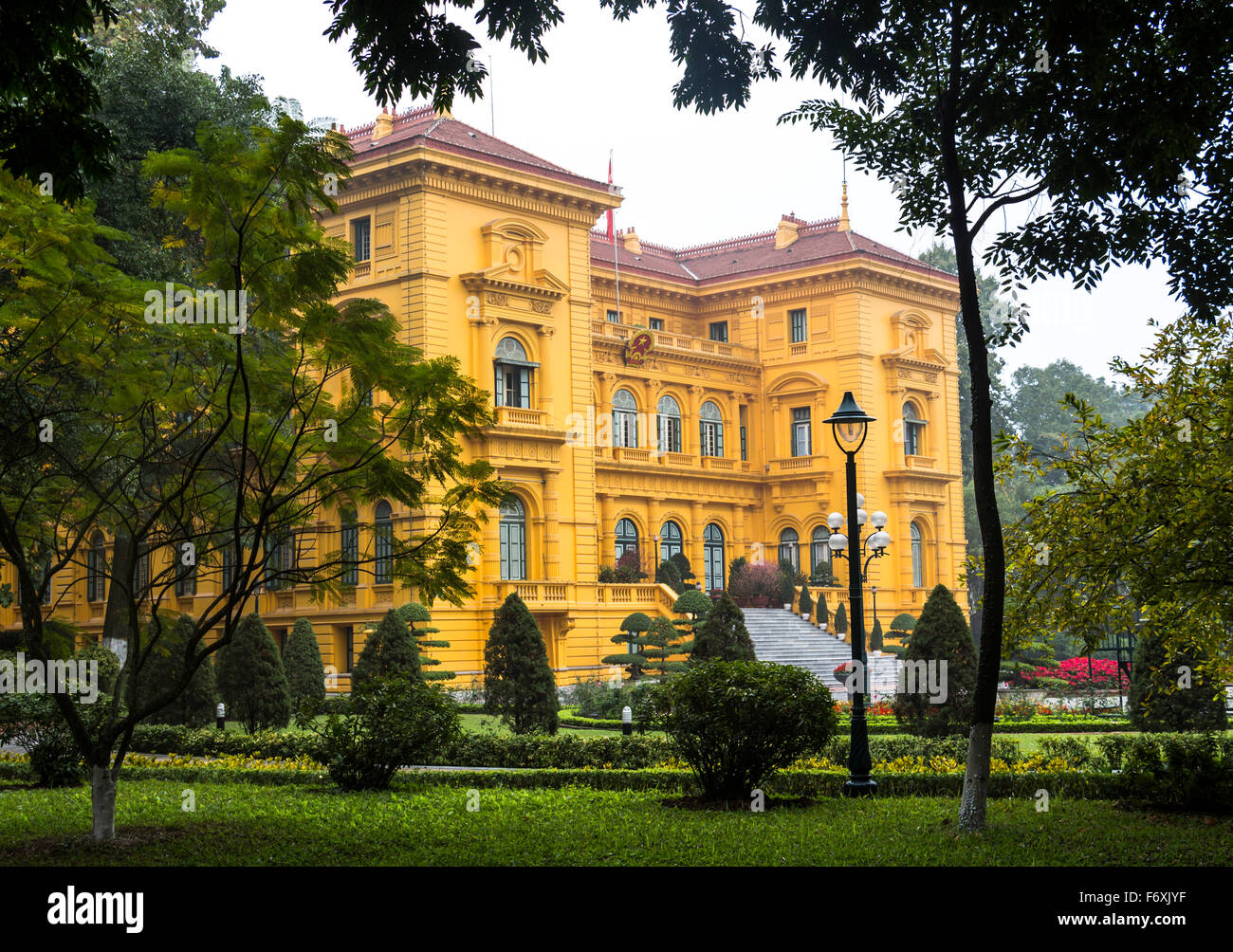 House of Ho-Chi-Minh in Hanoi Stock Photo