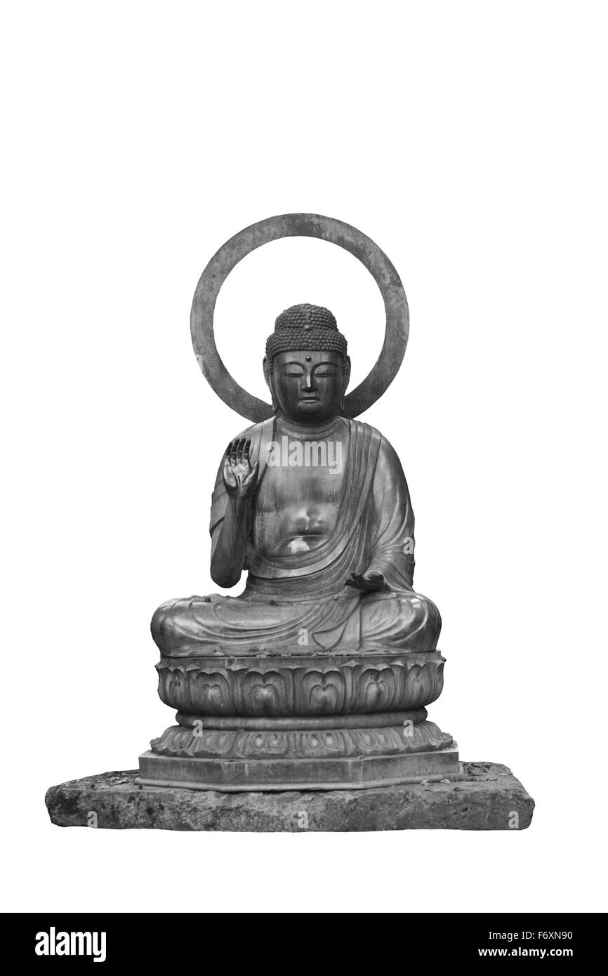 Buddah at Batsford Arboretum, Costswold, England Stock Photo