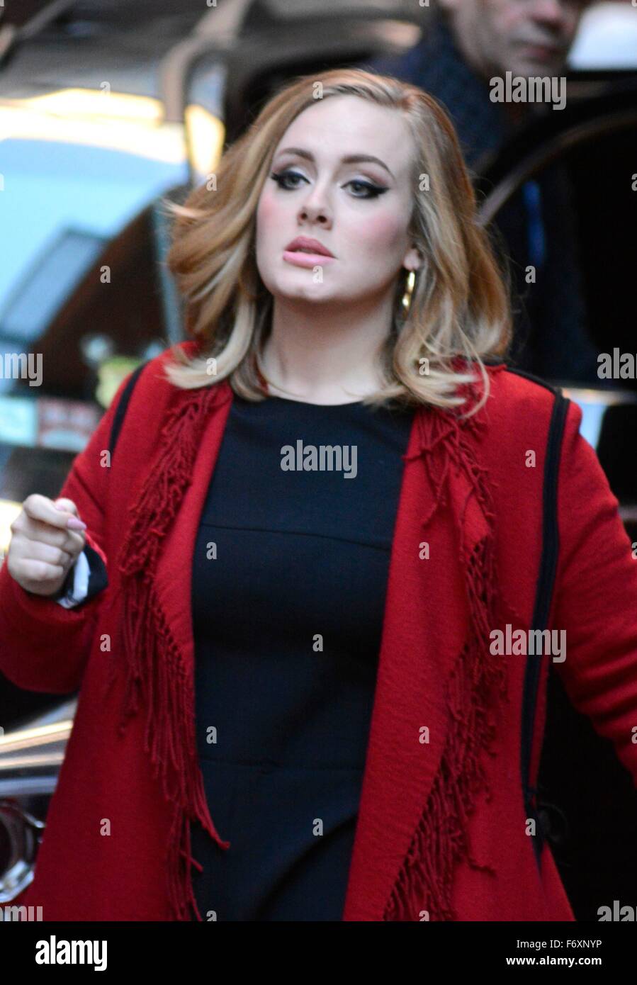 New York, NY, USA. 20th Nov, 2015. Adele at arrivals for iHeartRadio Album Release Party for Adele's 25, Joe's Pub, New York, NY November 20, 2015. Credit:  Derek Storm/Everett Collection/Alamy Live News Stock Photo