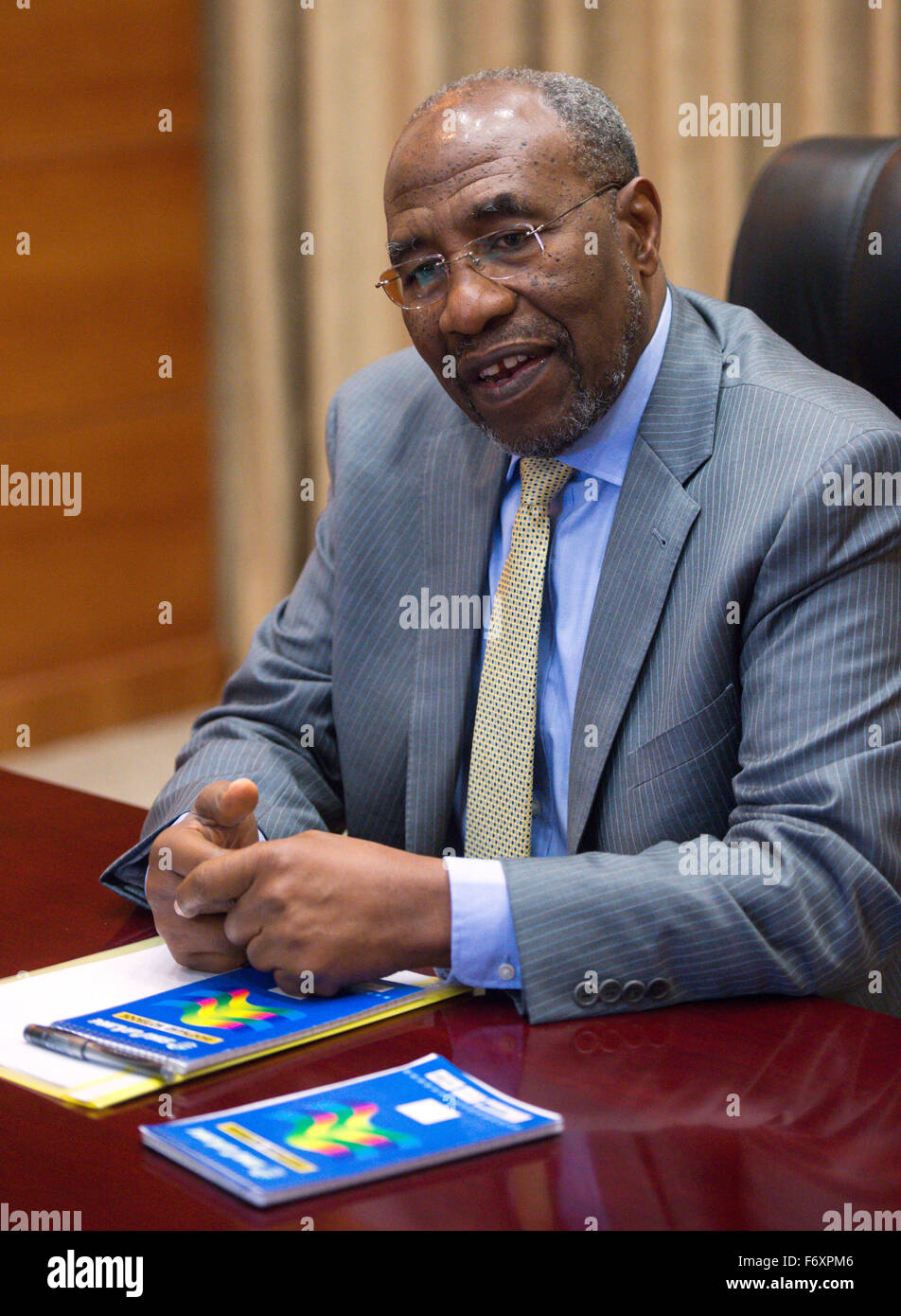 Kampala, Uganda. 21st Nov, 2015. Ugandan Prime Minister Ruhakana