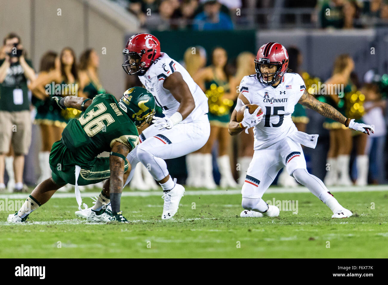 November 20, 2015 Cincinnati Bearcats wide receiver Chris Moore 15