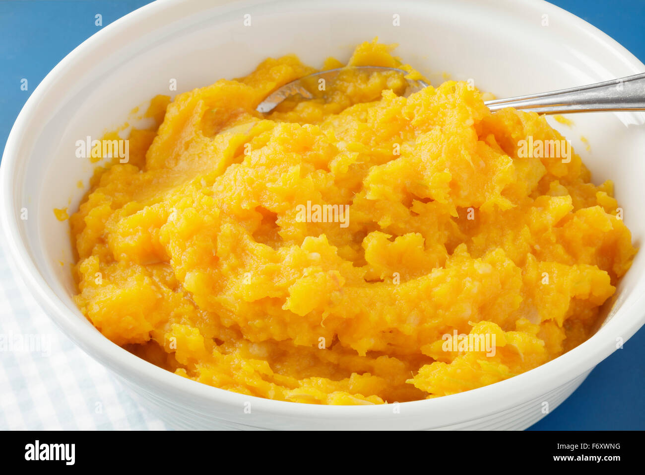 Butternut Squash mash Stock Photo