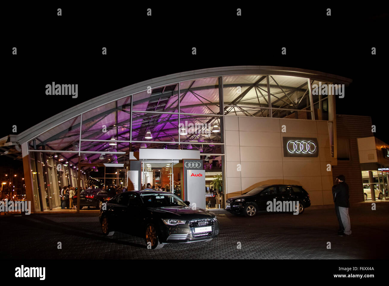 Audi Car dealership Stock Photo Alamy