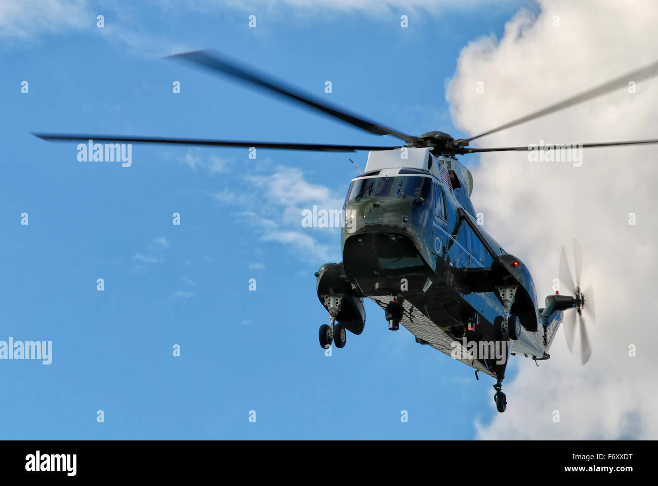 Marine One Helicopter in Washington DC, USA Stock Photo