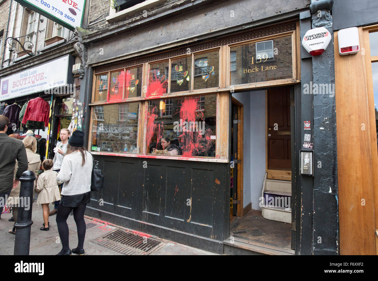Cereal Killer cafe trendy breakfast cereal selling Stock Photo Alamy