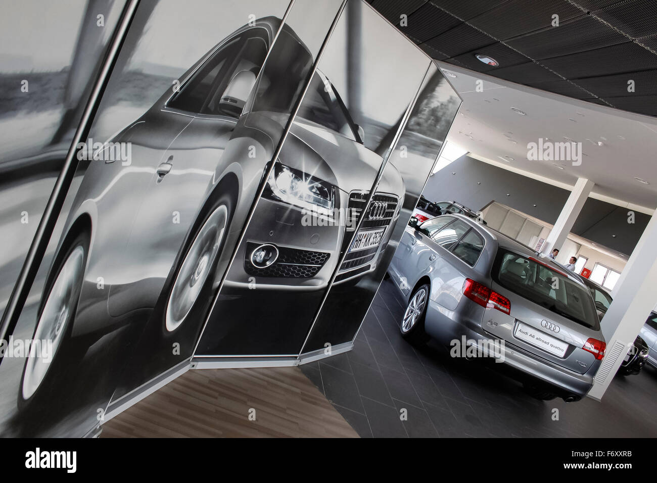 Audi Car dealership Stock Photo Alamy