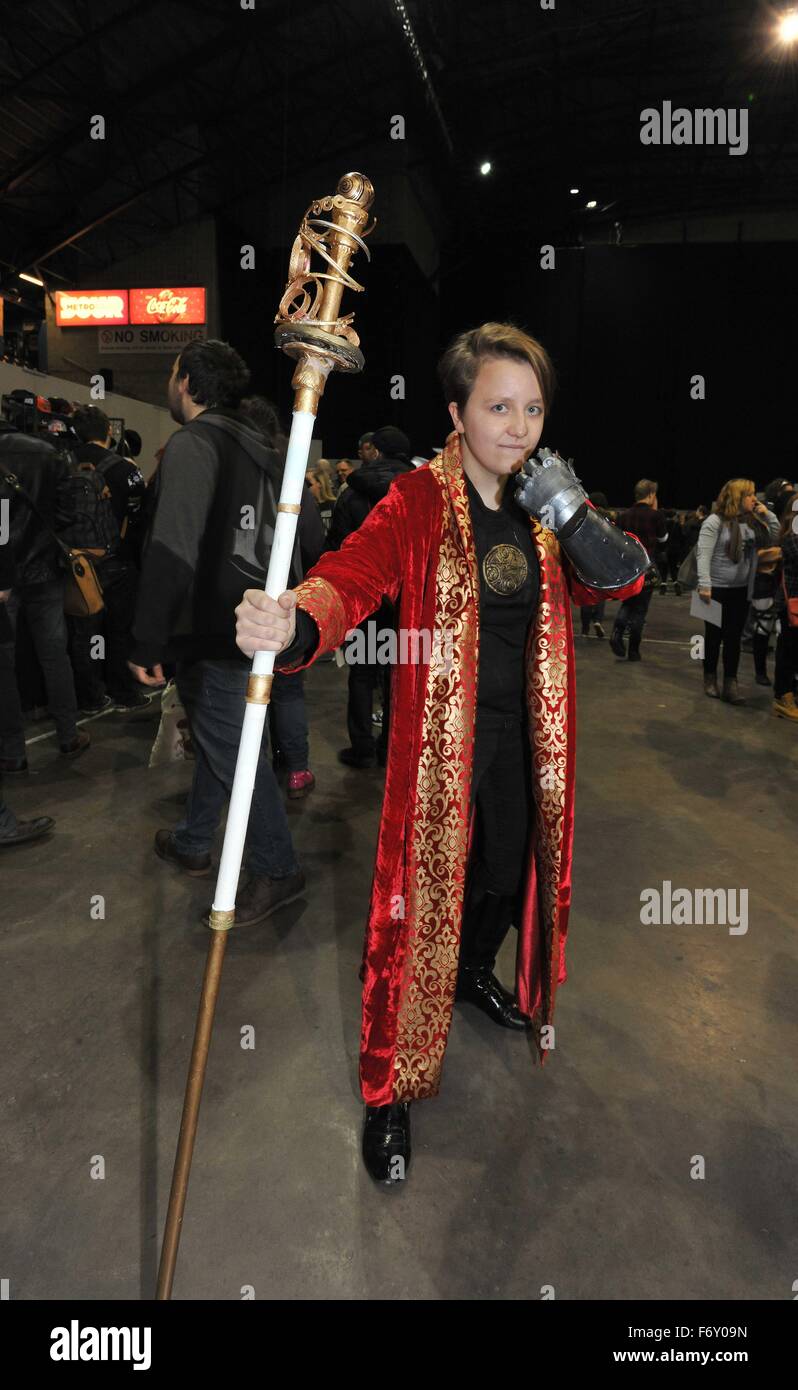Comic Con Newcastle Metro Arena Stock Photo Alamy