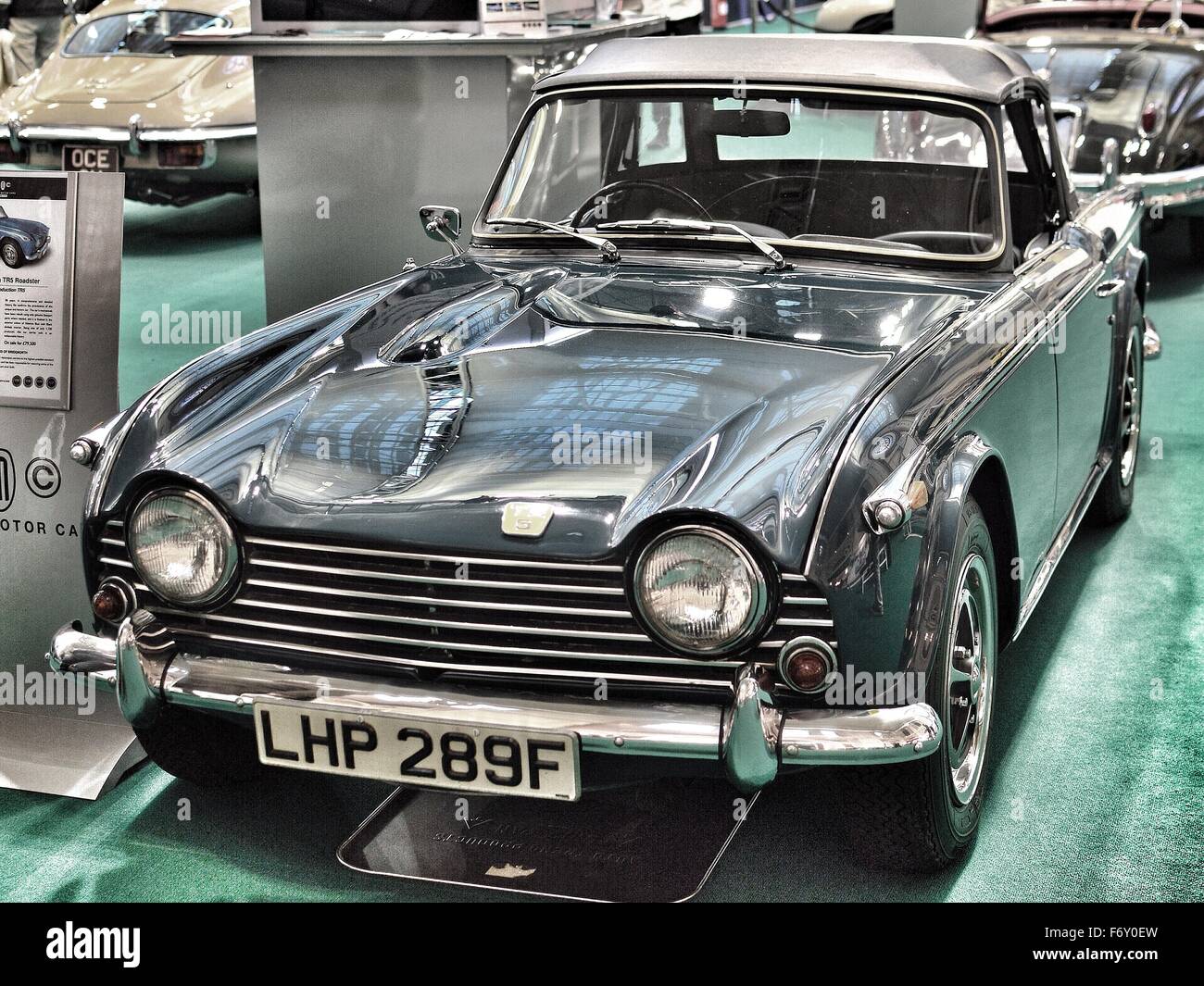 Classic & sports car show. Stock Photo