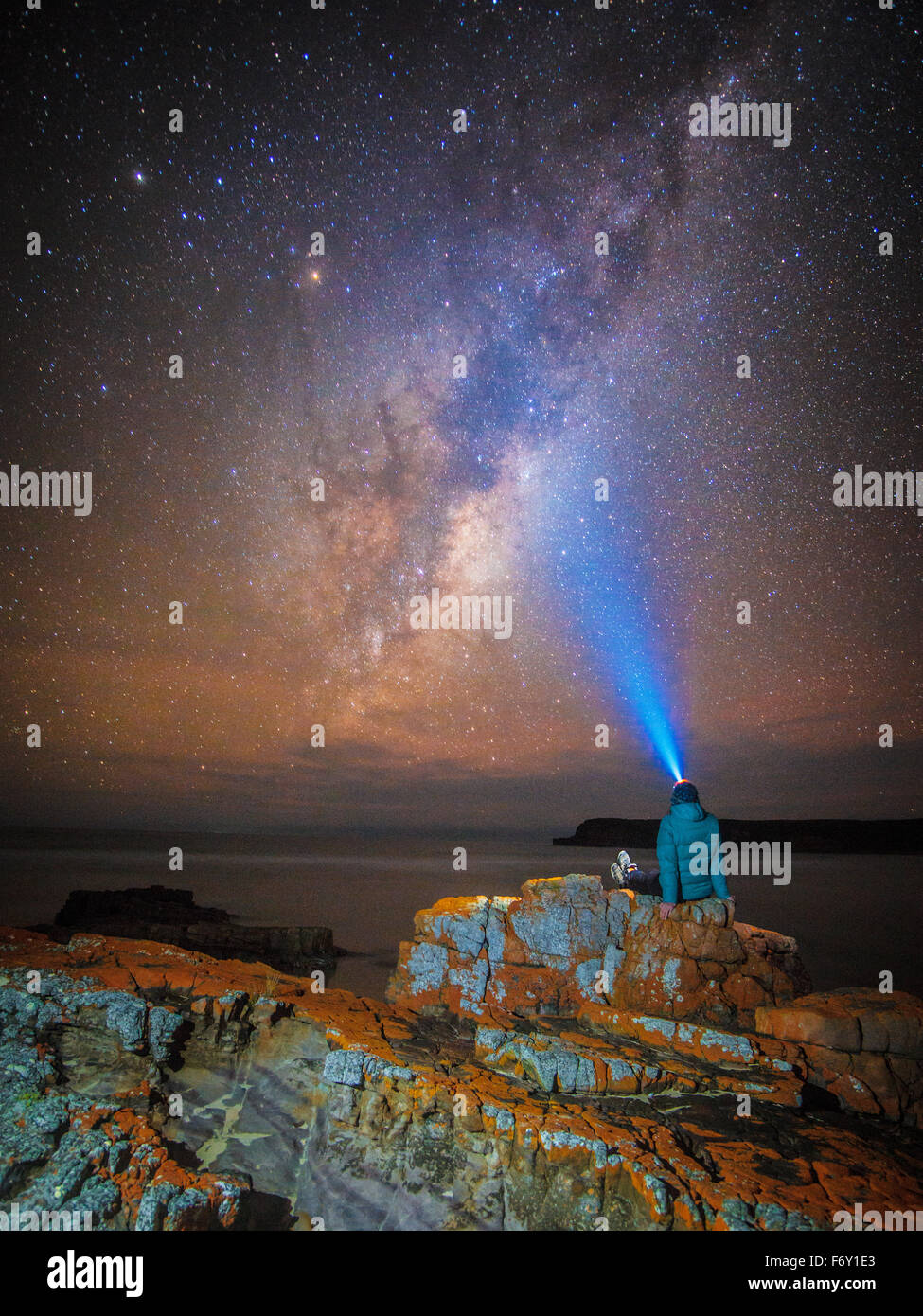 Nadgee The Milky Way viewed from the pristine Nadgee Wilderness Area Stock ...