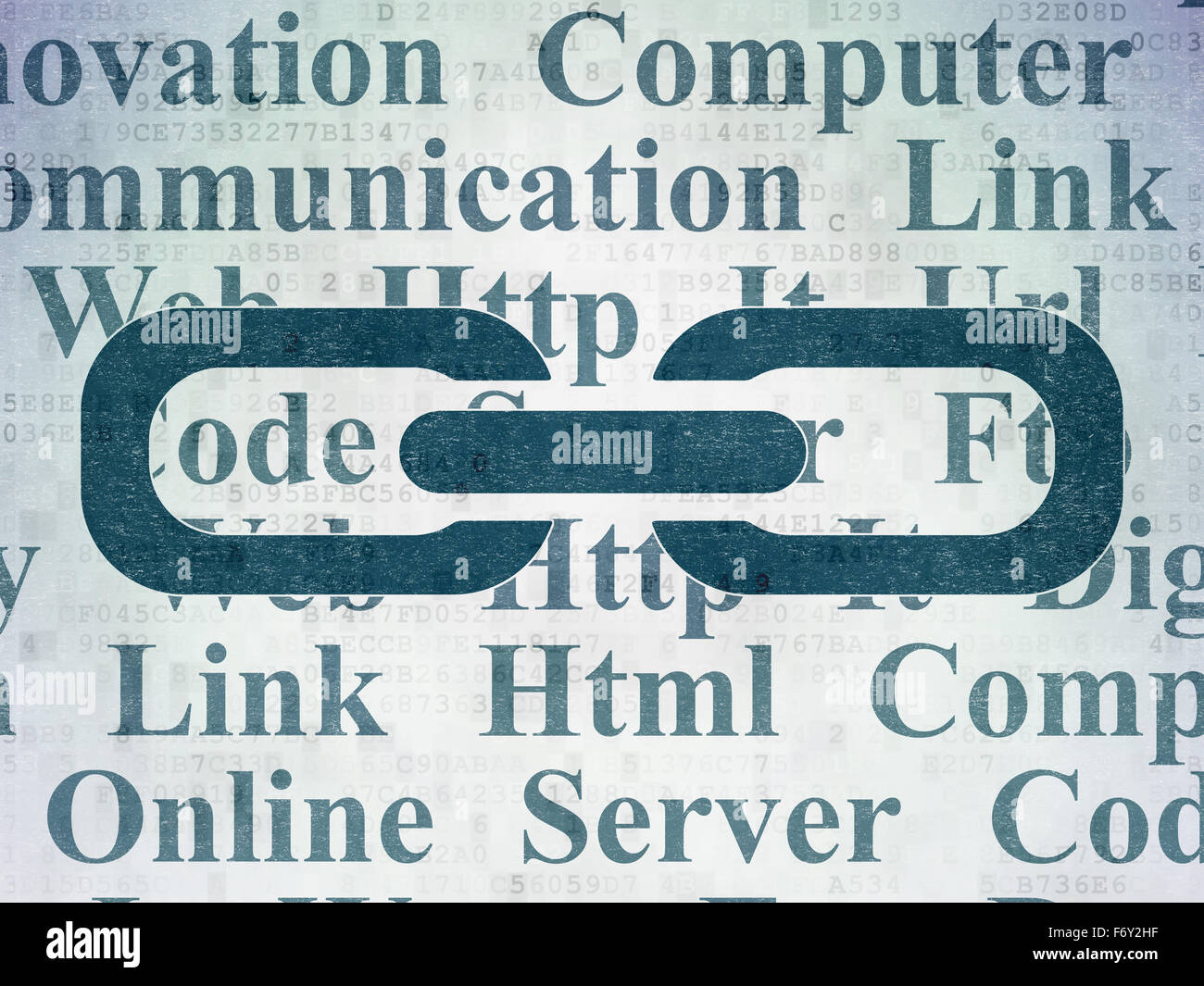 Web design concept: Link on Digital Paper background Stock Photo - Alamy