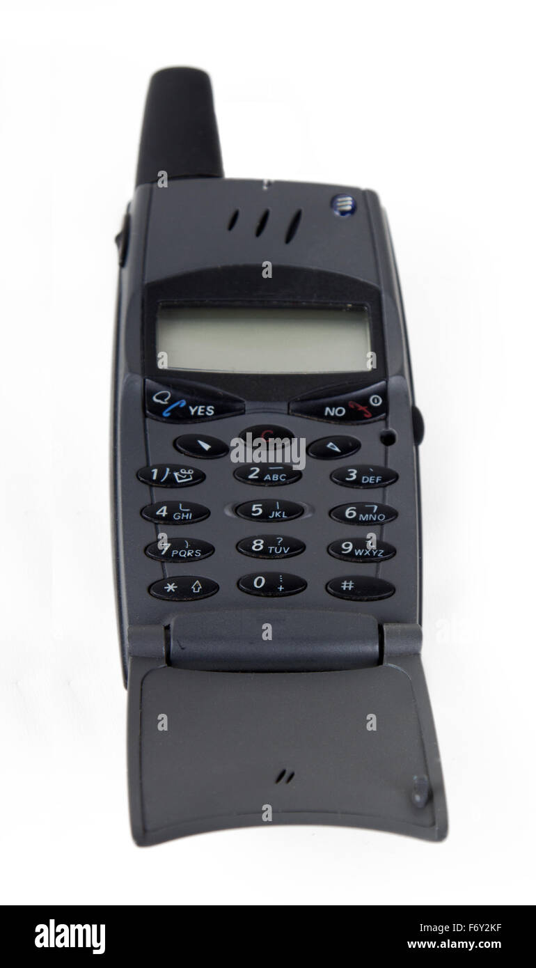 mobile phone isolated on white background Stock Photo - Alamy