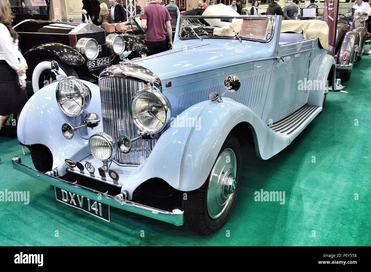 Classic & sports car show. Stock Photo