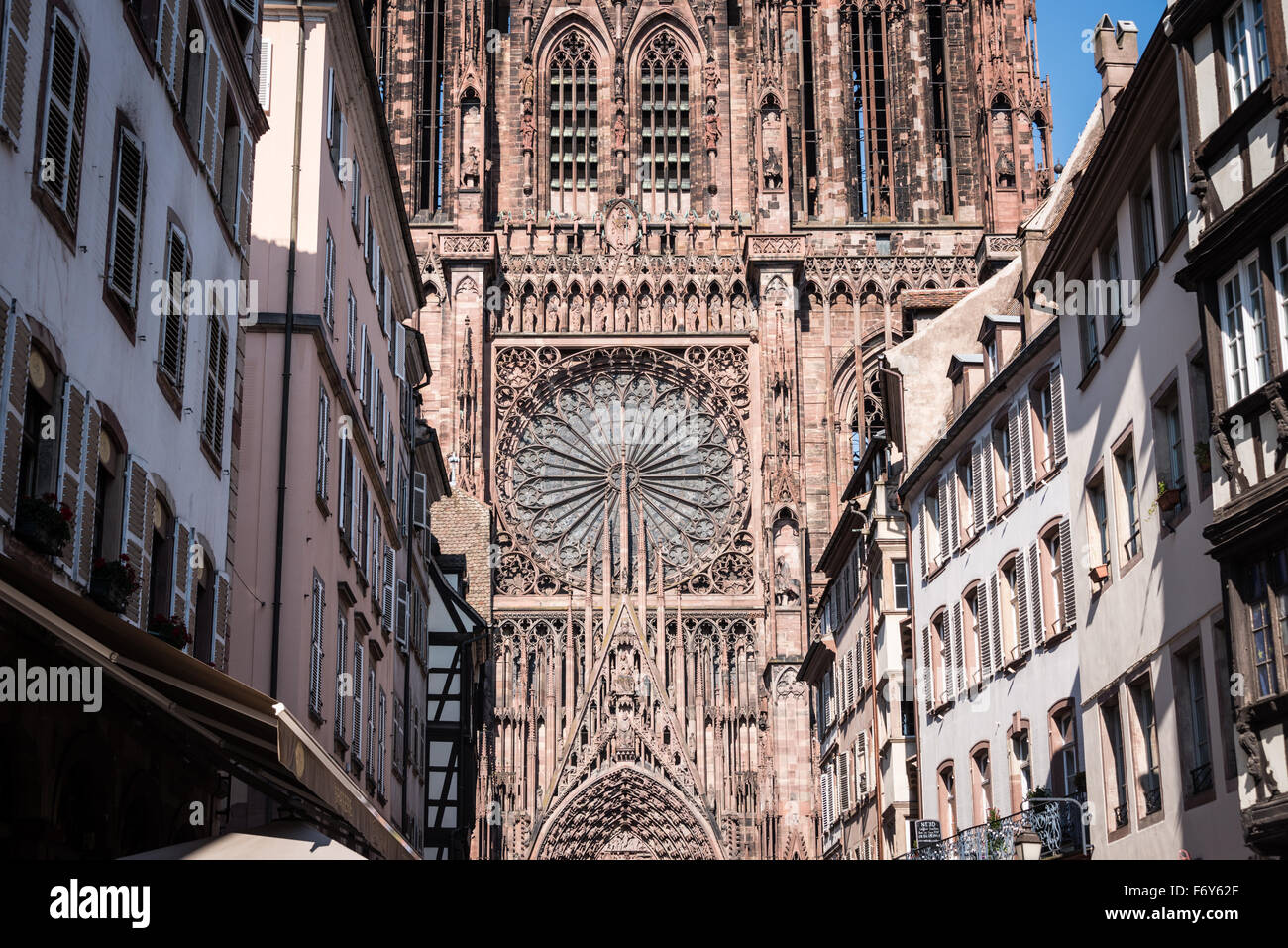 Cathedral of Our Lady of Strasbourg, Alsace, France Stock Photo