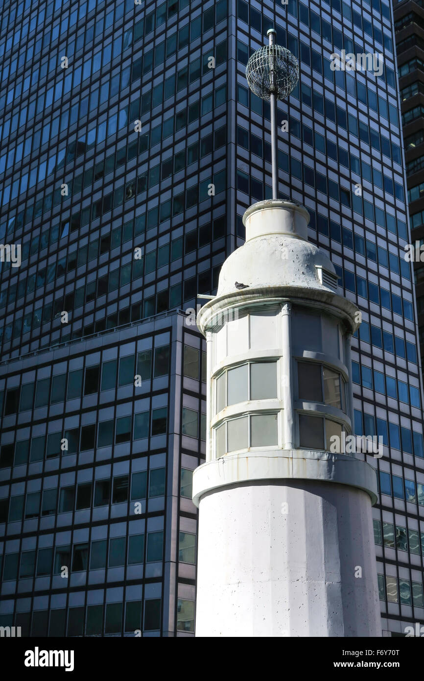 The Titanic Memorial Lighthouse, South Street Seaport, NYC, USA Stock
