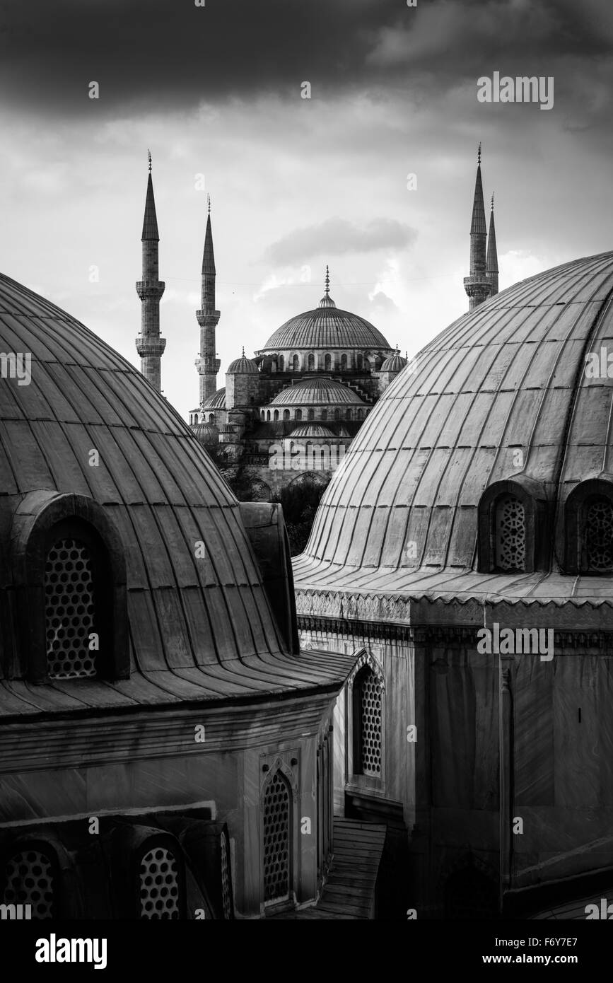 The domes of the Blue Mosque, Sultan Ahmet, Istanbul Stock Photo Alamy