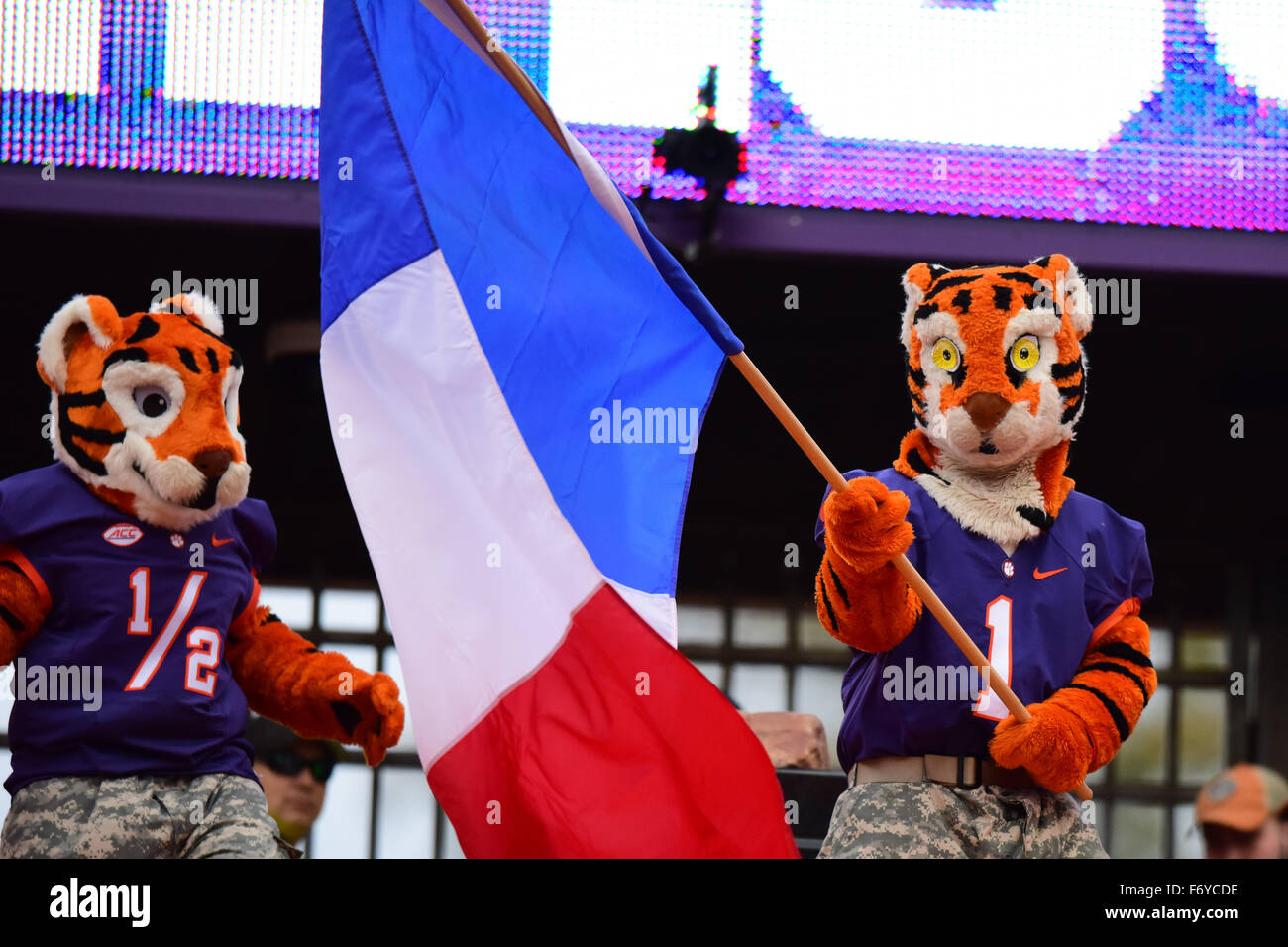 Clemson tiger mascot hi-res stock photography and images - Alamy