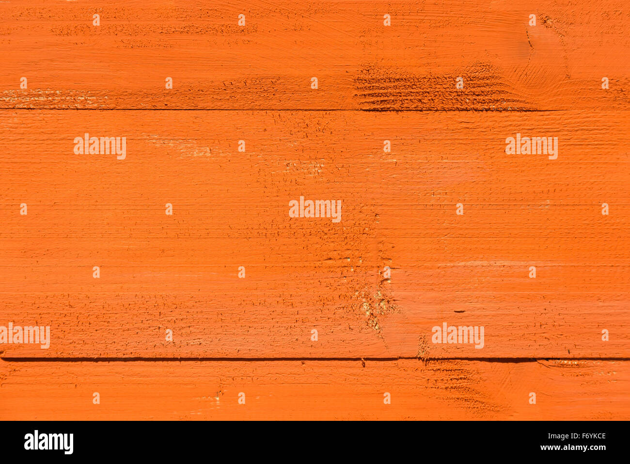 Vintage Orange Wood Board Painted Background Stock Photo