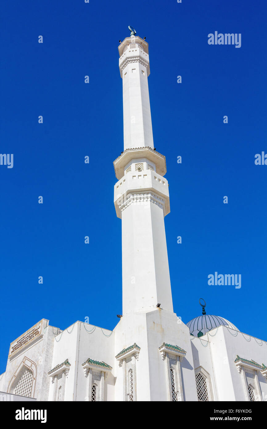 Mosque of Two Holy Custodians, Ibrahim-al-Ibrahim , Gibraltar , Spain Stock Photo