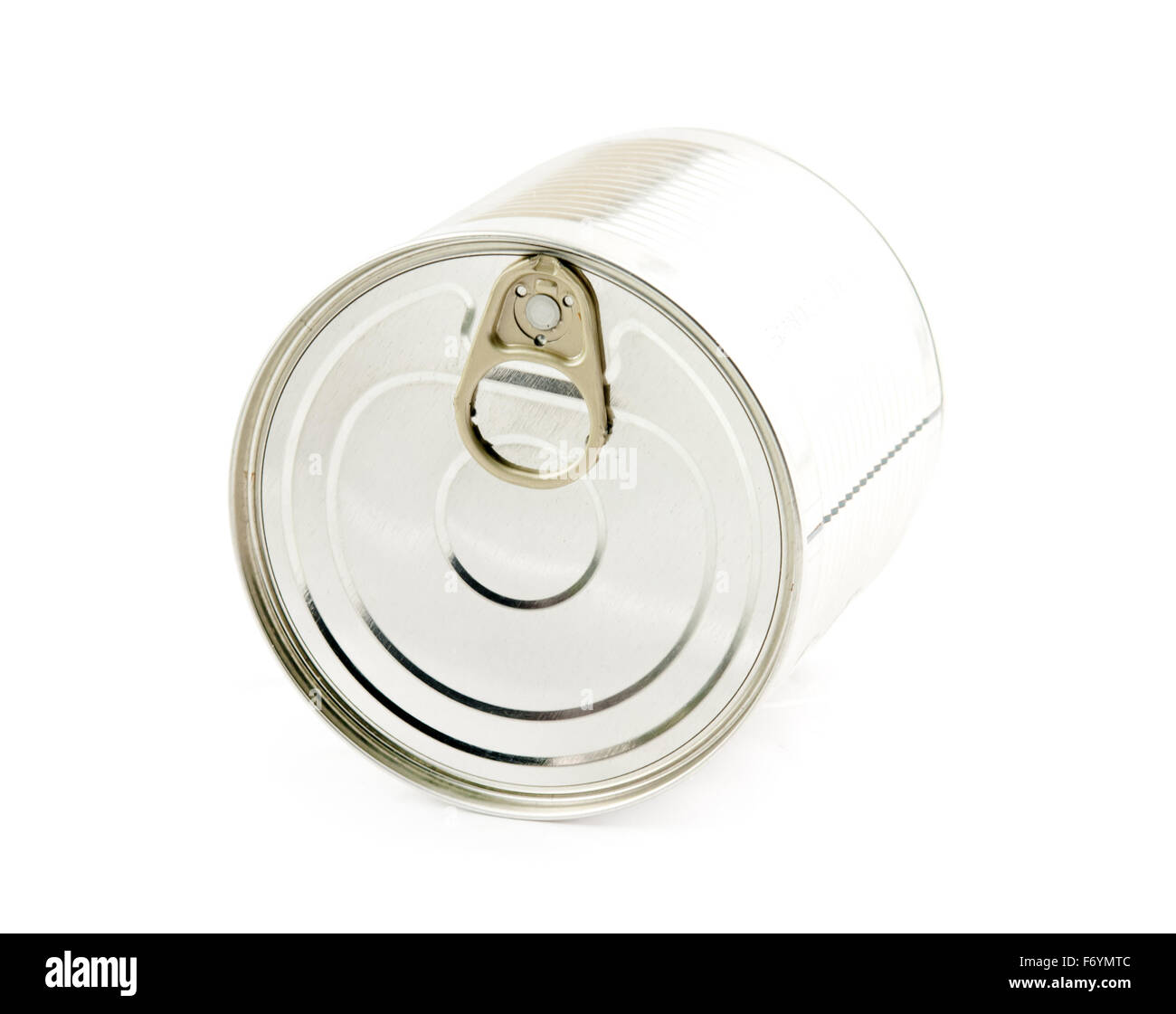canned isolated on white background Stock Photo