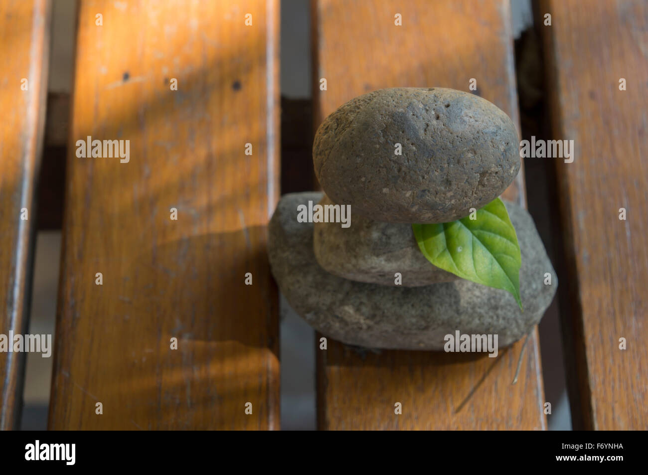 zen stone rock garden sand relax soul Stock Photo - Alamy