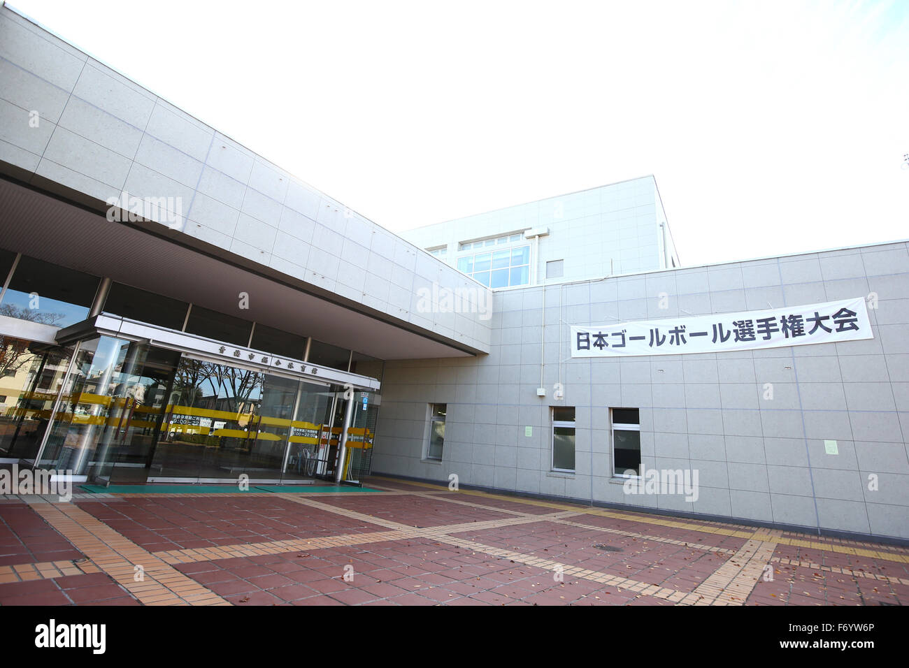 Ohme City general gymnasium, Tokyo, Japan. 21st Nov, 2015. Ohme City general gymnasium, NOVEMBER 21, 2015 - Goalball : 2015 Japan Goalball Championships at Ohme City general gymnasium, Tokyo, Japan. Credit: Shingo Ito/AFLO SPORT/Alamy Live News Stock Photo