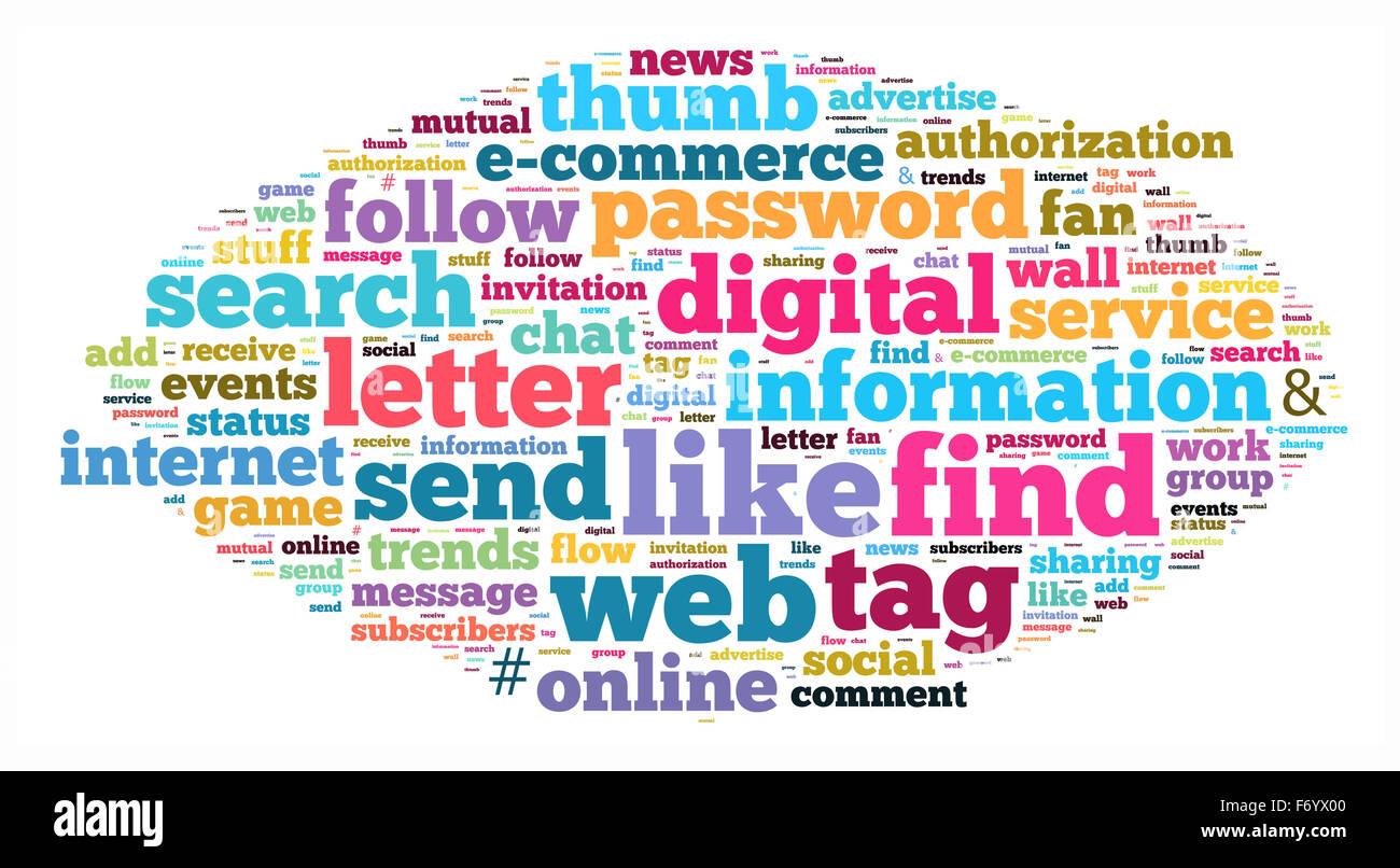 Like illustration word cloud concept Stock Photo - Alamy