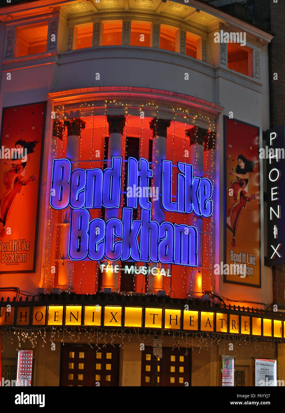 'Bend It Like Beckham' musical at Phoenix Theatre in London's West End Stock Photo