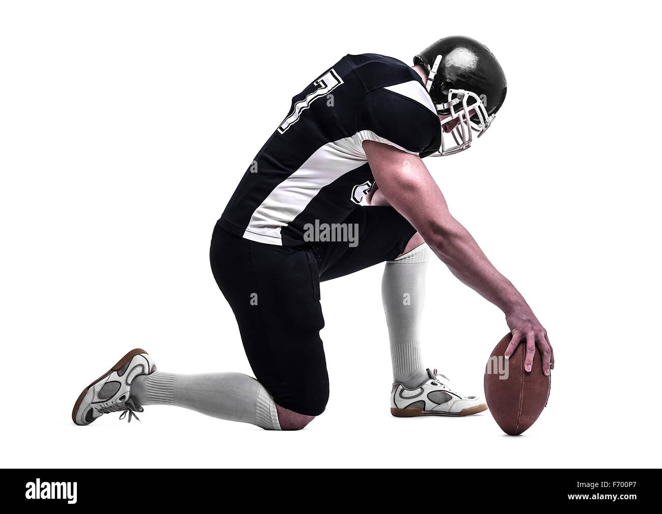 American football player Stock Photo Alamy