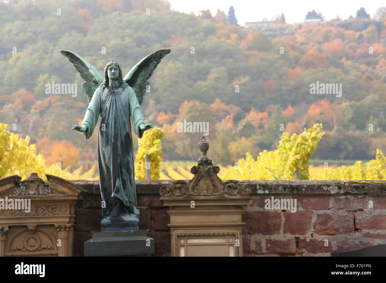 Cemetery angel, Germany. Stock Photo