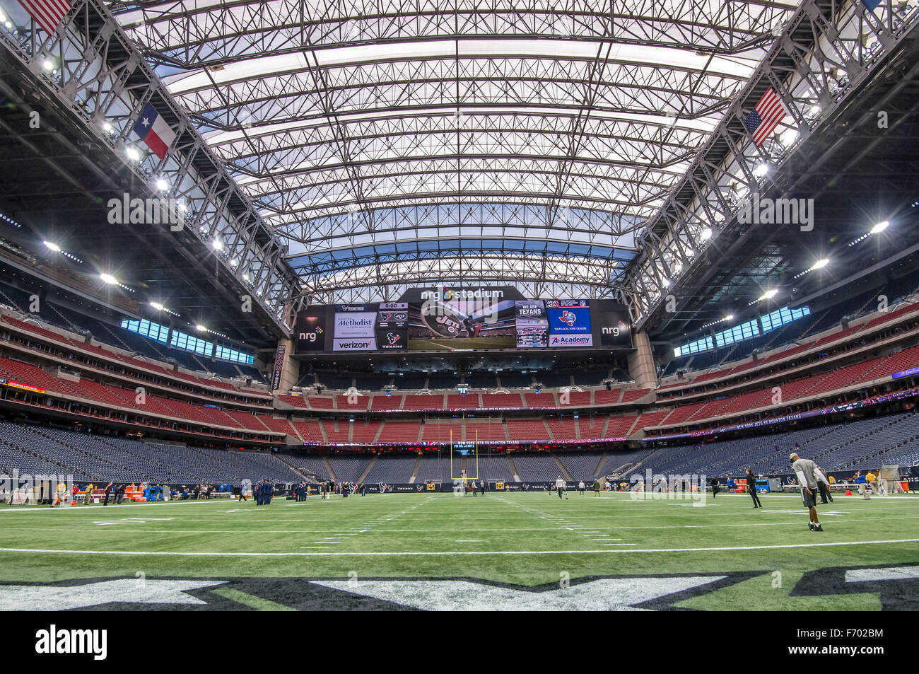 Houston Texas Usa Houston Tx Usa 22nd Nov 15 Nrg Stadium Three Hours Before Game Time During The Nfl Football Game Between The New York Jets And The Houston Texans At Nrg