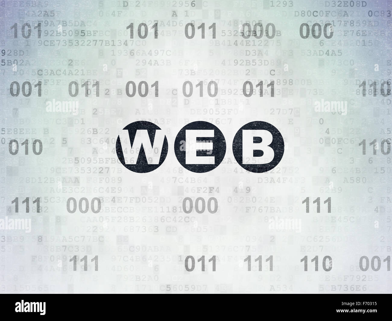 Web design concept: Web on Digital Paper background Stock Photo - Alamy