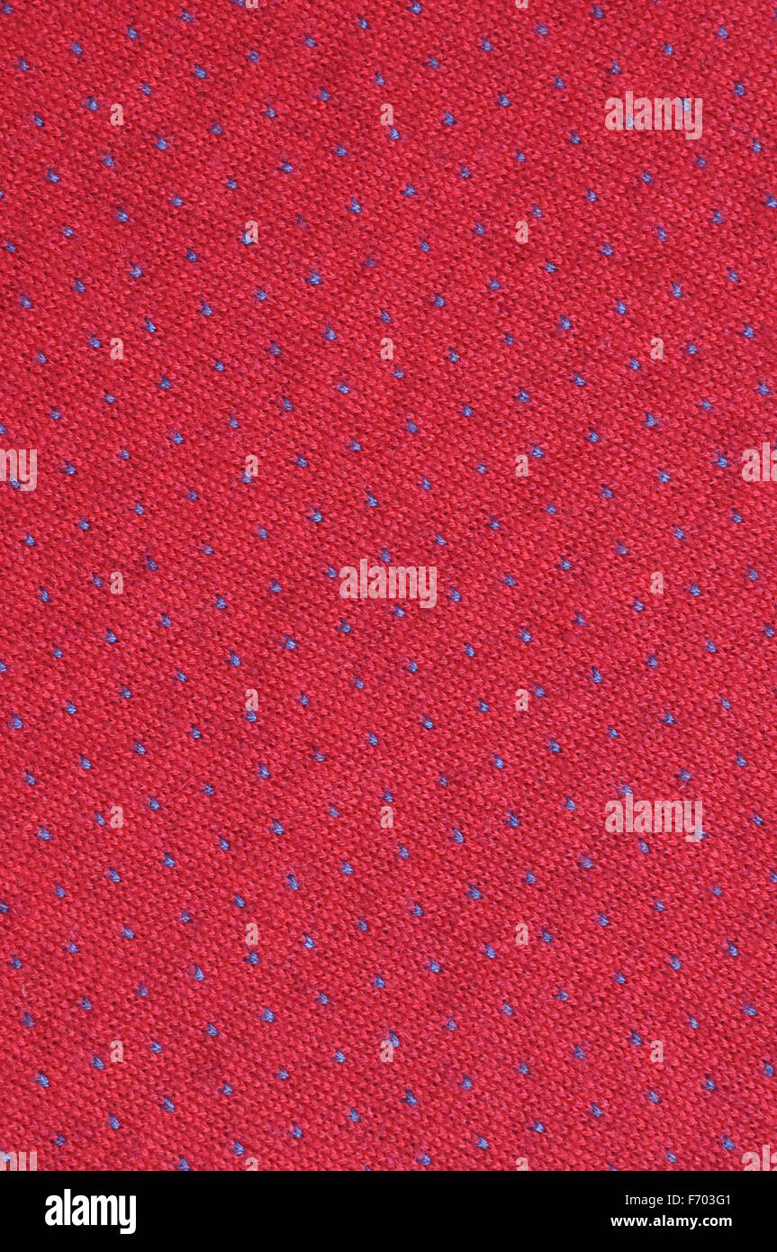 Abstract background, blue and red knitted fabric texture Stock Photo