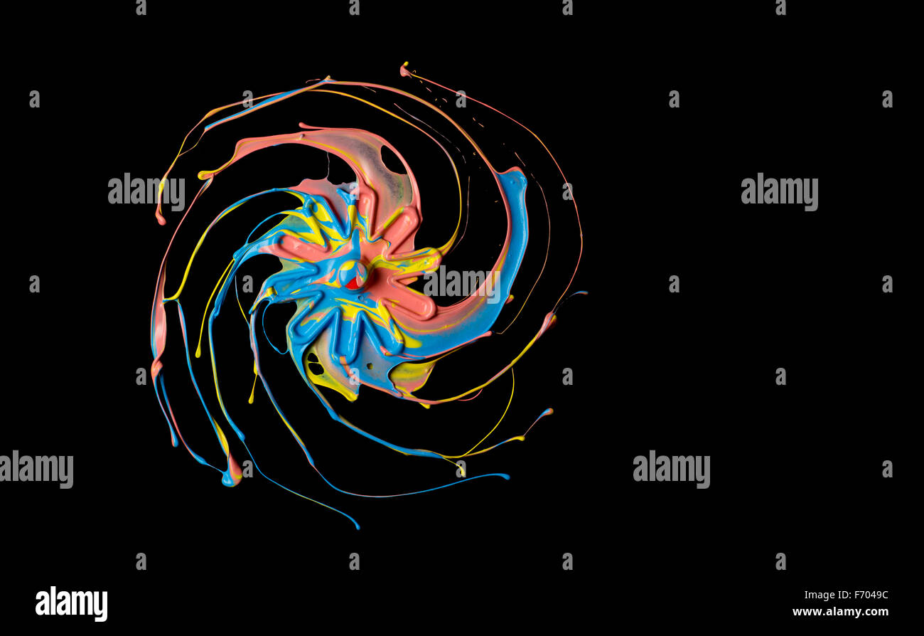 high speed image of paint streaking Stock Photo Alamy