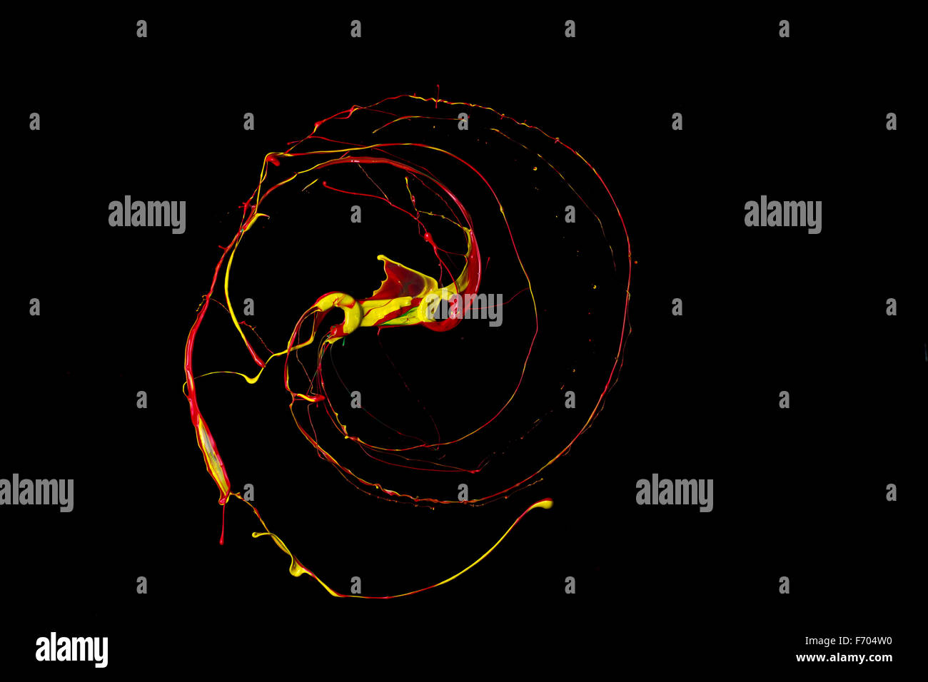high speed image of paint streaking Stock Photo Alamy