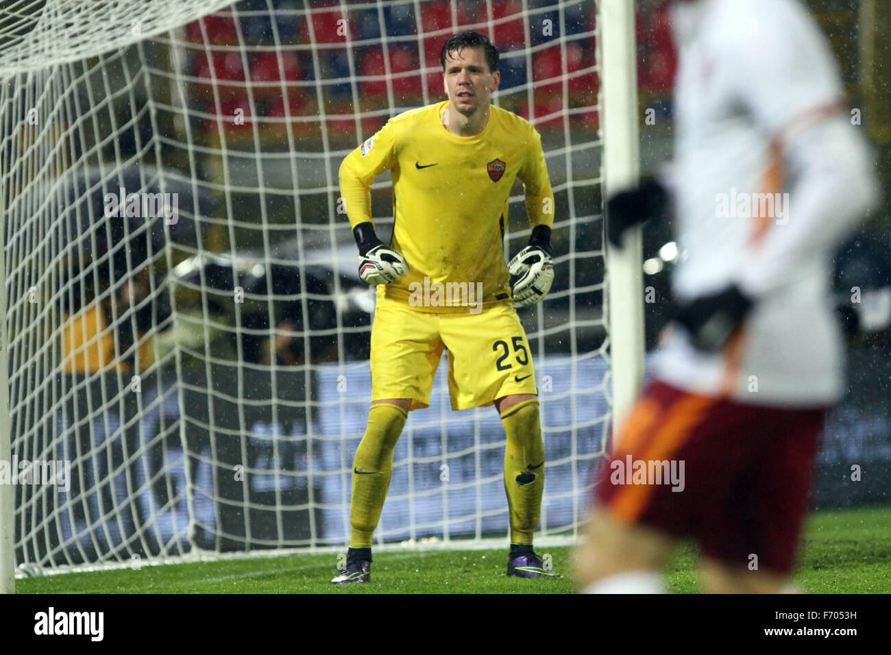 Bologna, Italy. 21st Nov, 2015. Roma's goalkeeper Wojciech Szczesny