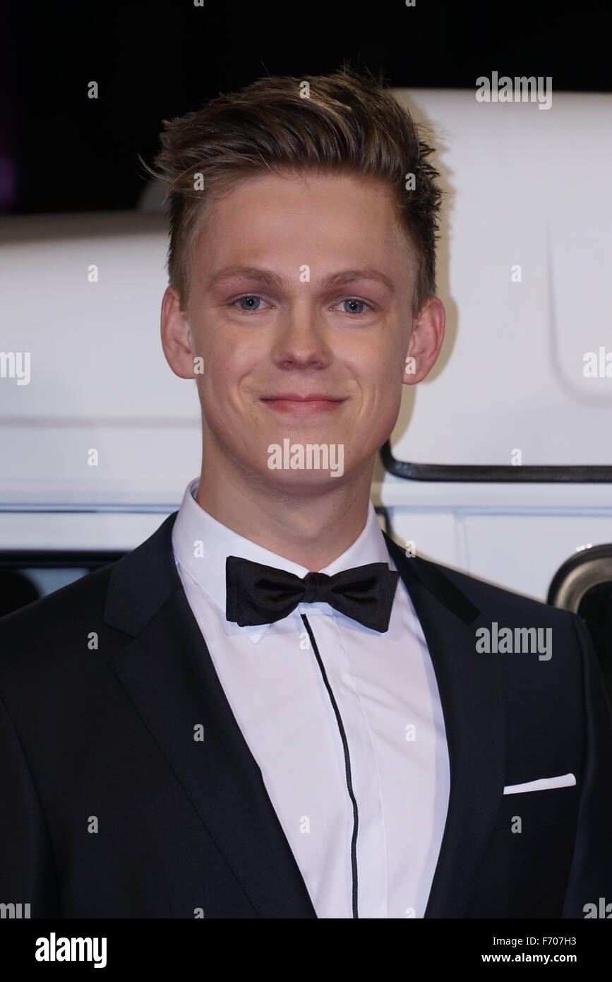 London, UK. 22nd November, 2015. Joe Sugg attends the World Premiere of Joe & Caspar Hit The Road at Empire, Leicester Square, London. Credit:  See Li/Alamy Live News Stock Photo