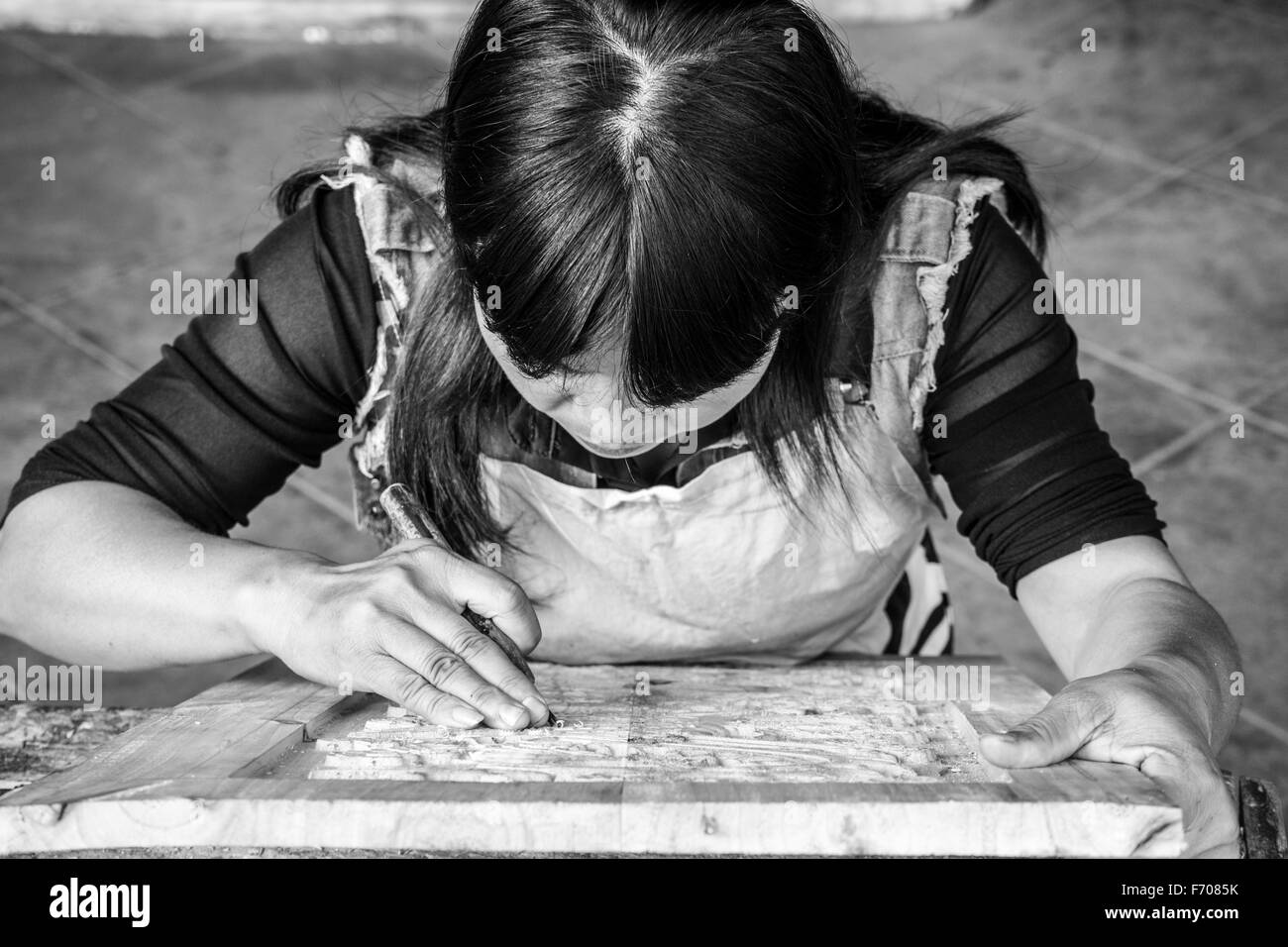 Chinese Wood Carving Art High Resolution Stock Photography and Images ...