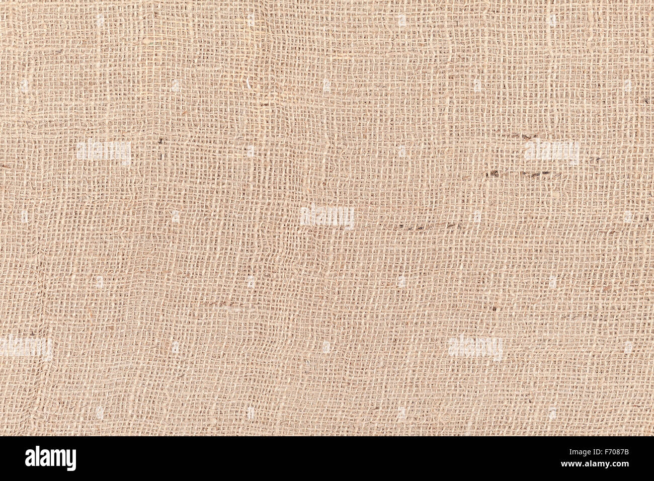 Jute fabric natural texture or background. Stock Photo