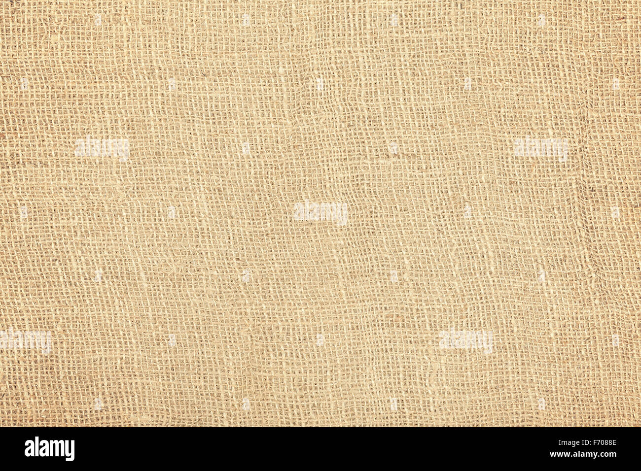 Rough jute fabric natural texture or background. Stock Photo
