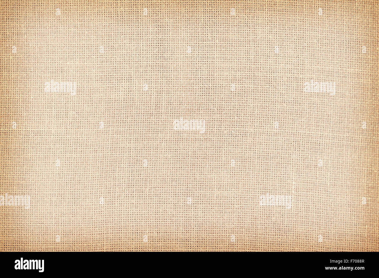Retro toned natural linen texture or background. Stock Photo