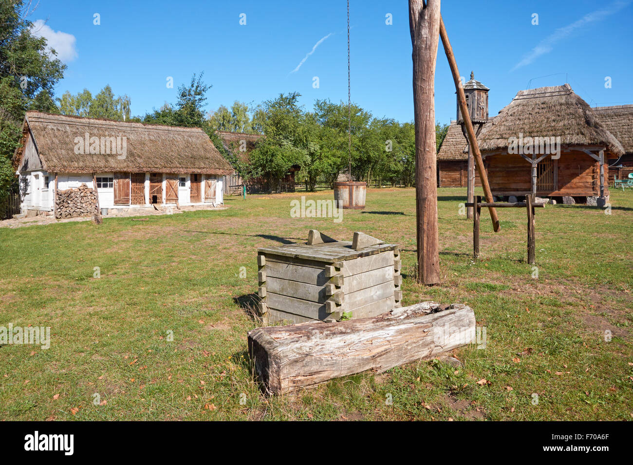 19th century peasant village. The Museum of the Mazovian Countryside in