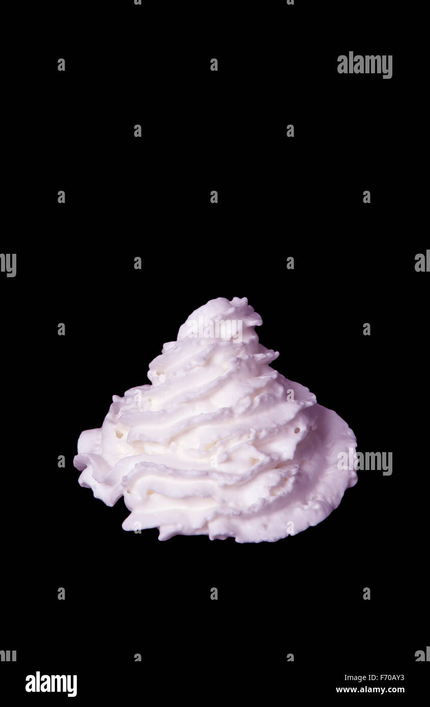 whipped cream from pressurized can Stock Photo Alamy