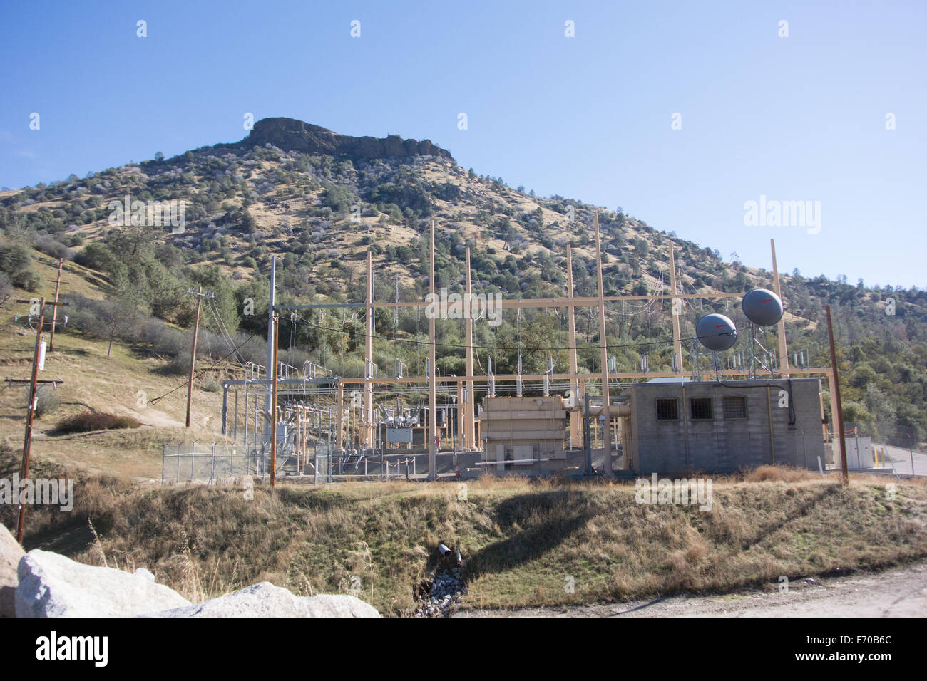 PGE Power station at Squaw Leap Stock Photo - Alamy