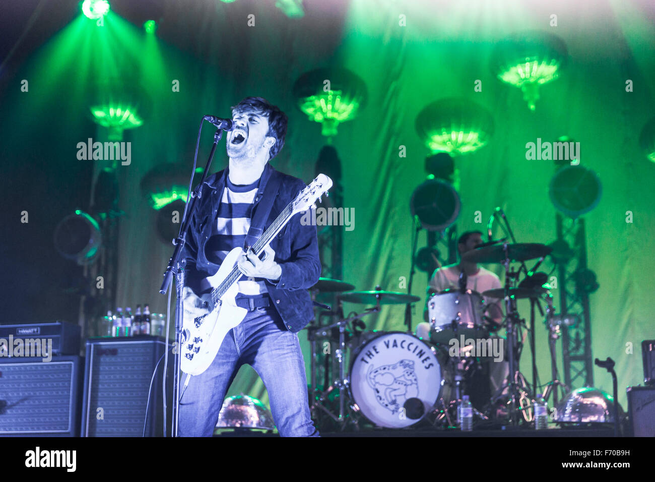 London, UK, 22 Nov 2015. The Vaccines Live Performance at o2 Brixton Academy. Credit:  Robert Stainforth/Alamy Live News Stock Photo