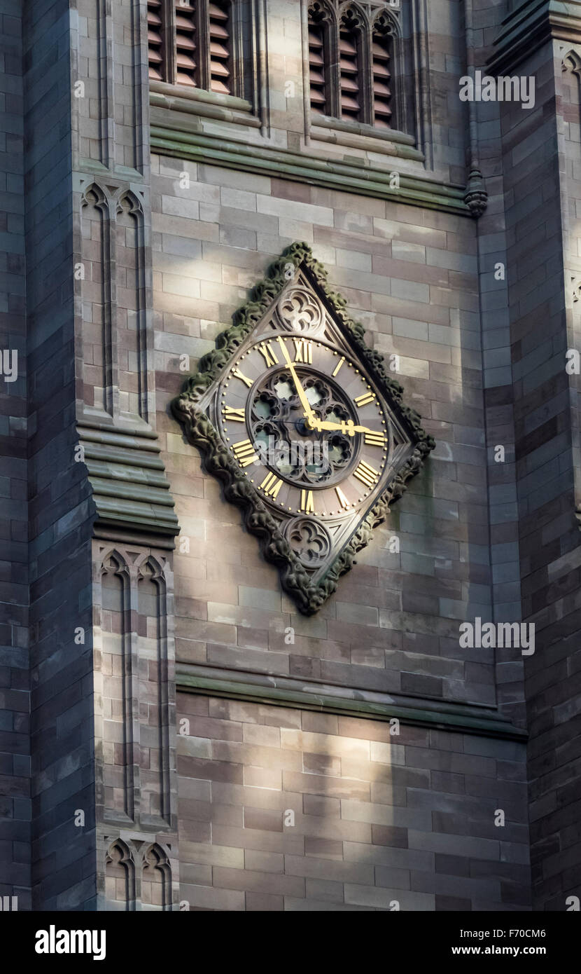 Trinity Church clock Stock Photo