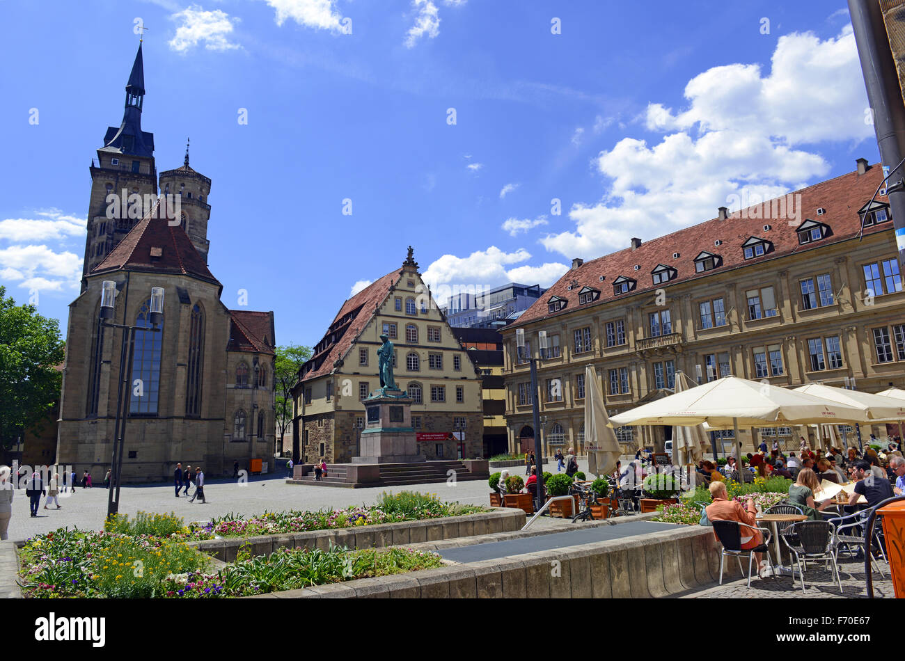 Schlossplatz, Stuttgart Germany Stock Photo - Alamy