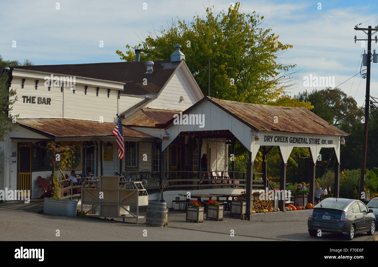 The Dry Creek General Store, Healdsburg CA Stock Photo Alamy