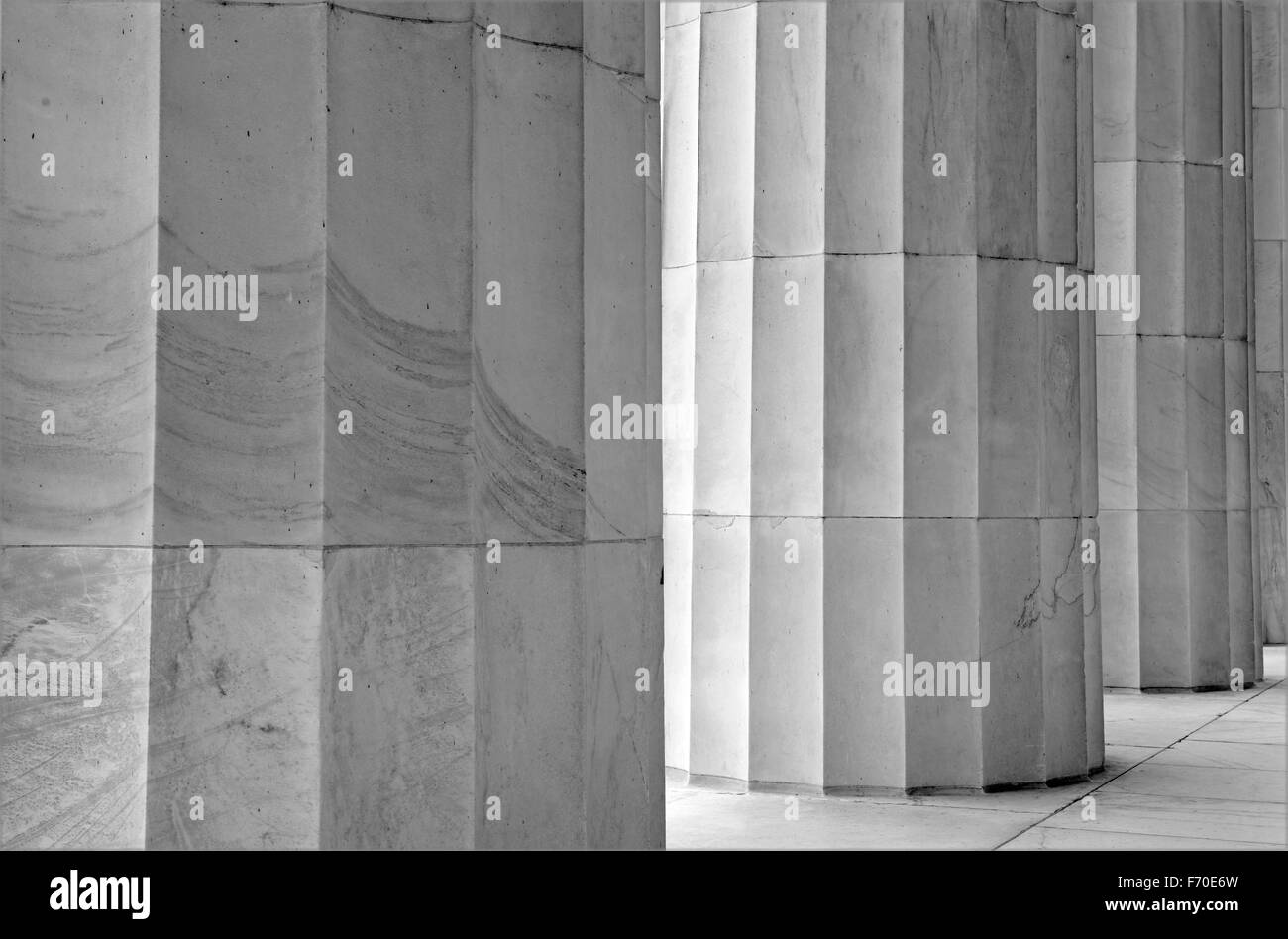 Architecture showing fluted marble columns Stock Photo Alamy