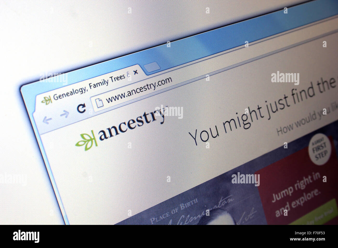 ancestry.com Stock Photo