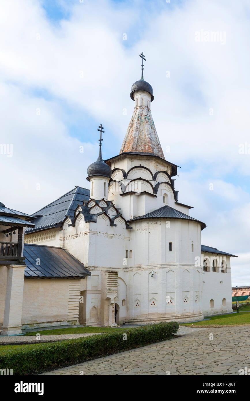 Uspensky Refectory Church at Suzdal was built  16th century. Golden Ring of Russia Travel Stock Photo